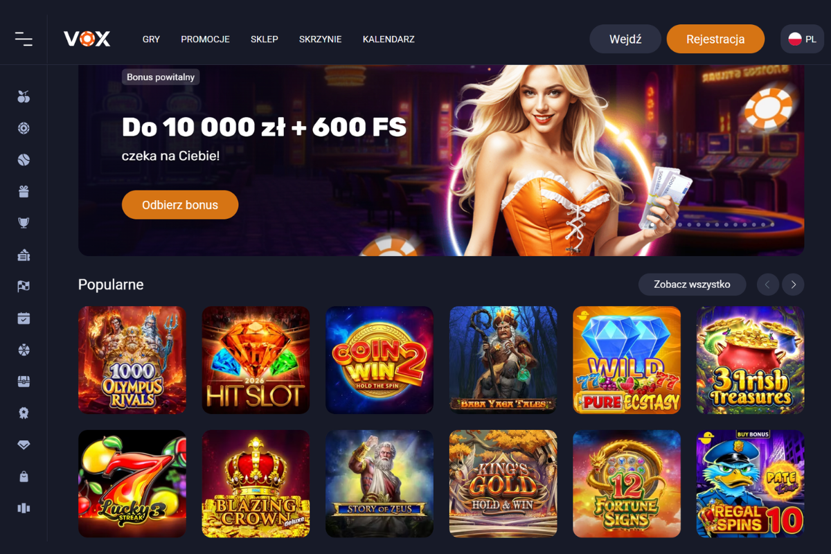 Strona główna VOX Casino